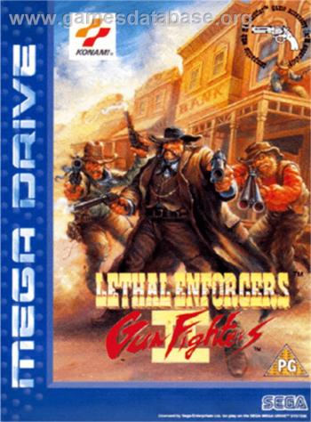 Cover Lethal Enforcers II - Gun Fighters for Genesis - Mega Drive